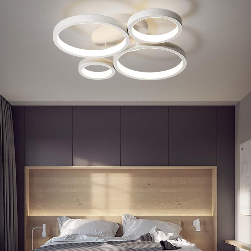 Simple Modern Creative and Individual LED Ceiling Light Household Circle Living Room Lamp