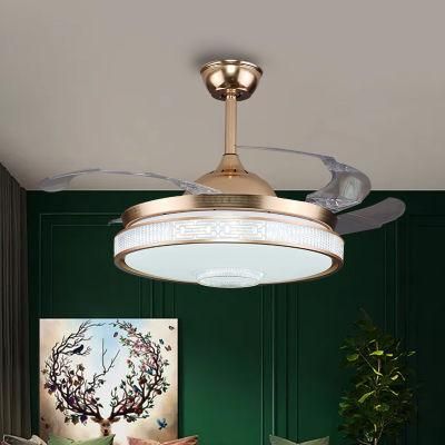 Dafangzhou Lighting China Nickel Finishing Brass Crystal Ceiling Light with Glass Rod Round Pendant Lamps OEM/ODM 72W Bathroom Chandeliers