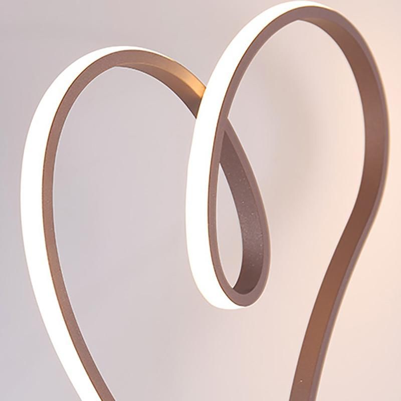 Heart-Shaped Romantic Table Lamp Bedside Lamp Nightstand Lamp Desk Lamp