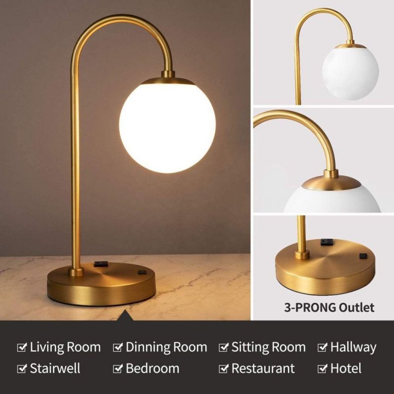 Nordic Style Indoor Metal Table Lamp for Hotel Home Office