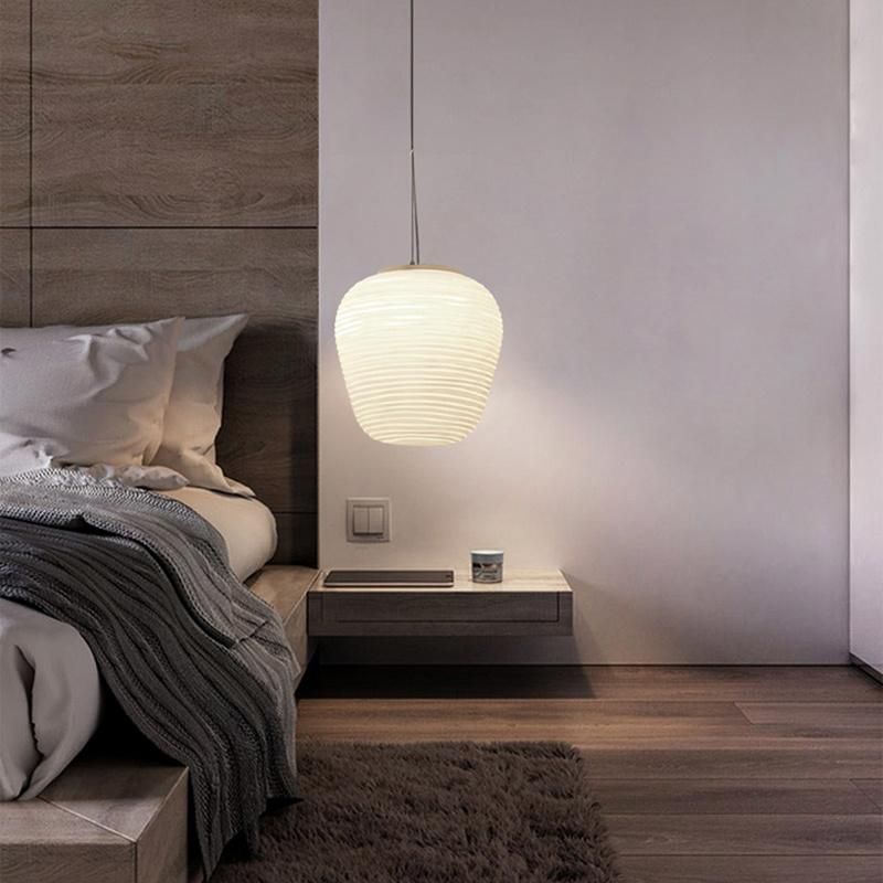 Nordic Lamps and Lanterns Creative Simple White Glass Lampshade Pendant Lamp