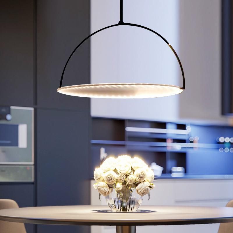 Nordic Pendant Light UFO Round Pendant Light Dining Room Bar Coffee Shop Suspension Lamp (WH-AP-273)