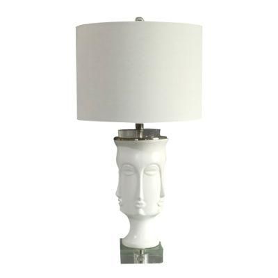 Home Decor Decorative Hotel Bedroom Ceramic Table Lamp for Bedroom LED