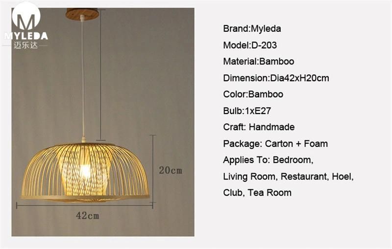 Wood Custom Made Hanging Lamp Hotel Project Chandelier