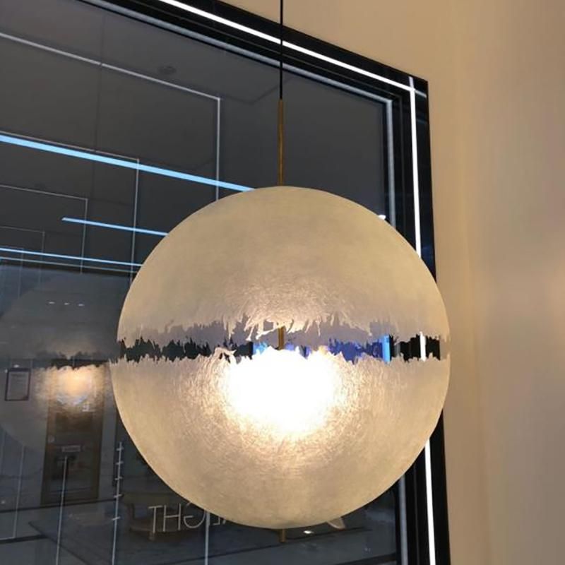 White Moon Design Pure White Pendant Lamp Chandelier Bedroom Lamp Hotel