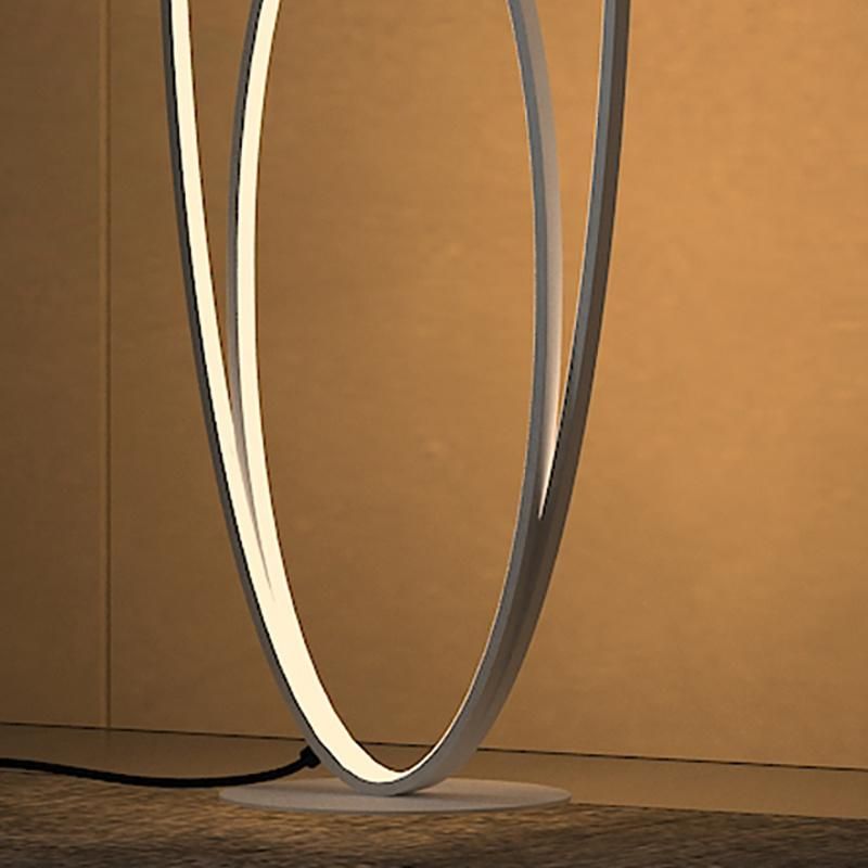 LED Floor Lamp Nordic Living Room Bedroom Bedside Vertical Table Lamp