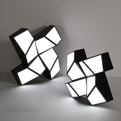 Black and White Rubik&prime;s Cube Creative Design Ceiling Lamp Pendant Lamp