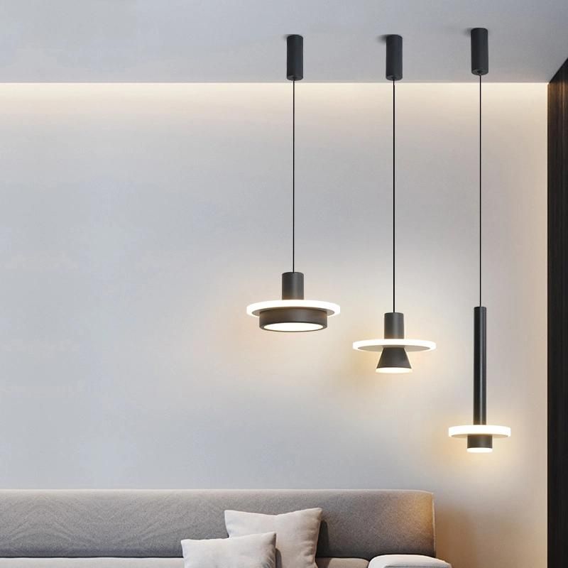 Modern Minimalist Bedroom Nordic LED Julious Tubular Monochromatic Modern Pendant Light (WH-AP-341)