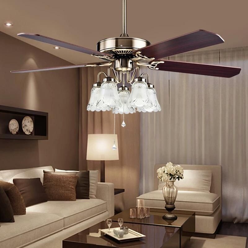Nordic Modern Fashion Indoor Lighting Bedroom LED Ceiling Fan