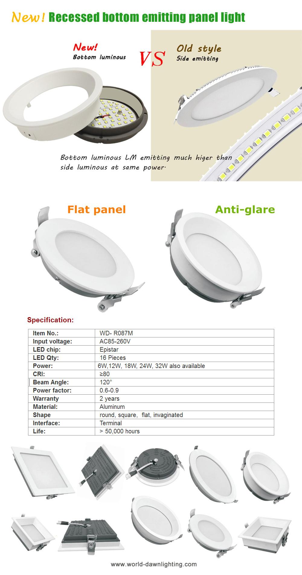 Ce RoHS 12W SMD LED Ceiling Downlight
