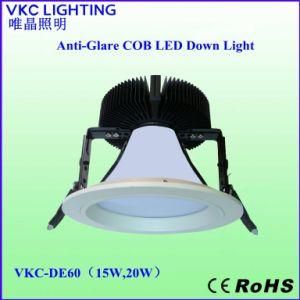 Unique Design Parlour Lighting 20W COB Anti-Glare Downlight