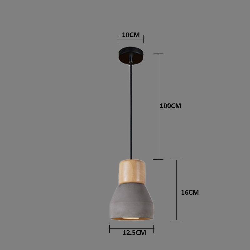 Nordic Simplicity Pendant Light Decoration Hildegard Minimalist Concrete Pendant Light (WH-AP-328)