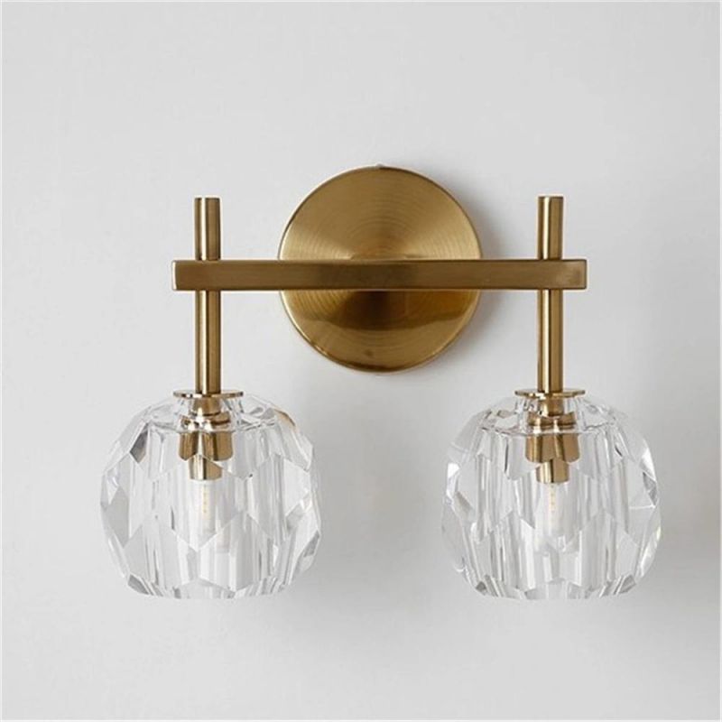 Art Deco LED Crystal Wall Sconces Mirrors Lights