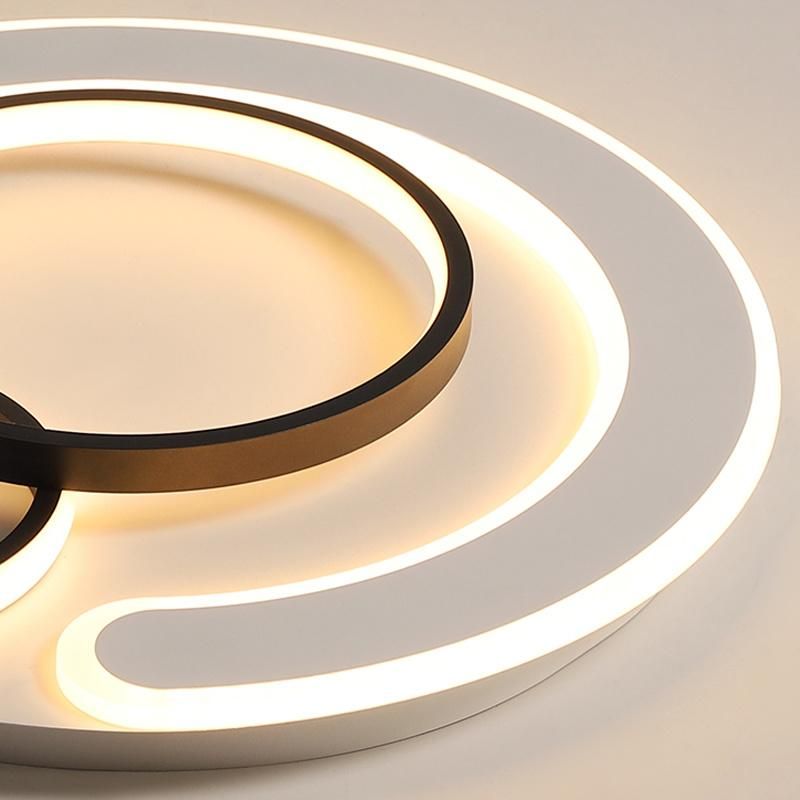 Simple Round Ceiling Lamp Warm Bedroom Light Creative Childrenroom Lamp LED