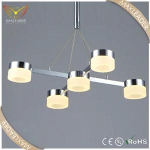 Pendant Lights of Chrome Modern Acrylic LED Chandelier Lamp (MD7353)