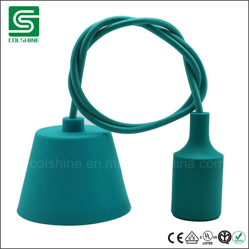 Silicone Combined with Plastic Pendant Light E27 Base Bulb