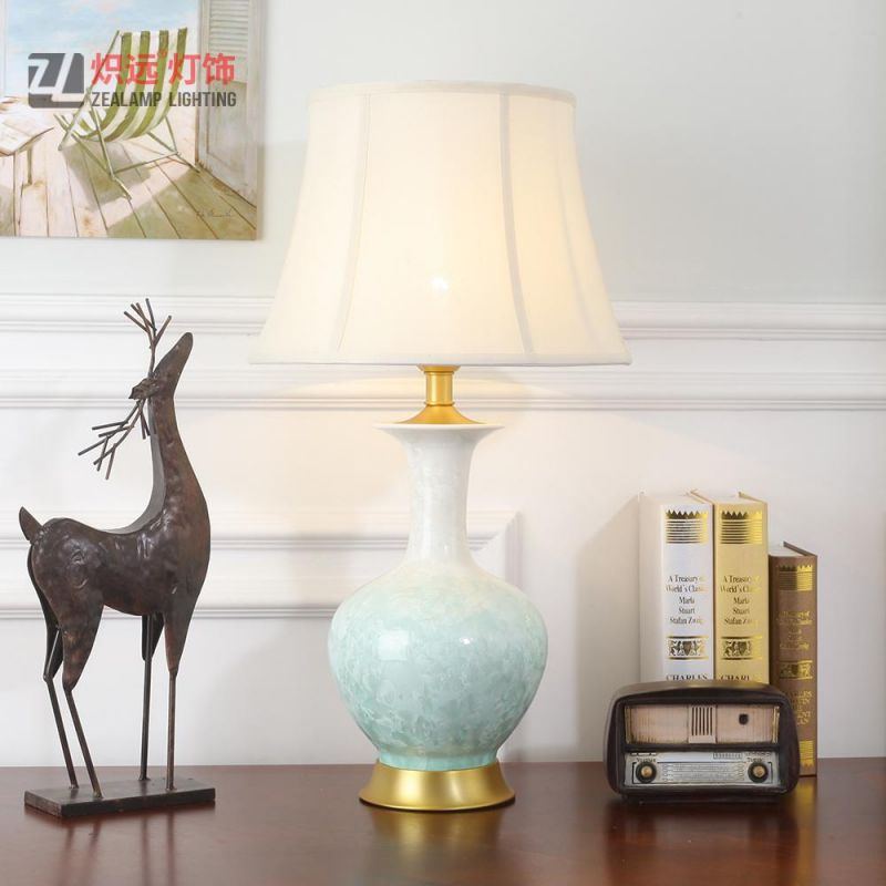 Home Lighting Ceramic Vase Table Lamp for Living Room (TL8014)