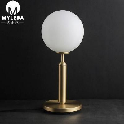 Modern Glass Ball LED Table Desk Light