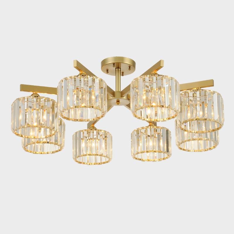 Fancy Crystal LED Ceiling Lights Food Indoor Home Lighting Fixtures Wh-Ca-40