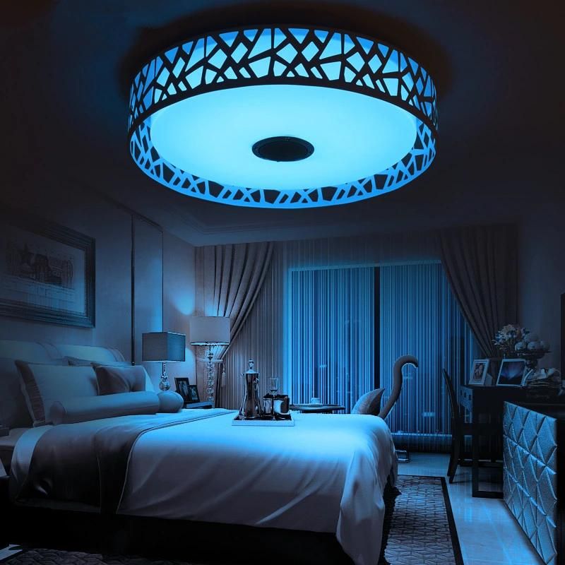 Decorative Bluetooth & Remote Control Kids Lighting Ceiling with Speaker Ceiling Lights for Living Room (WH-MA-38)