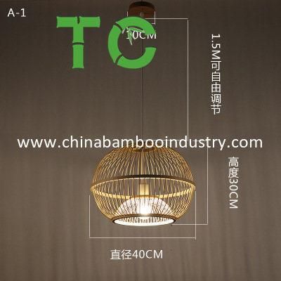 Natural Chandelier, Traditional Bamboo Pendant Lamp