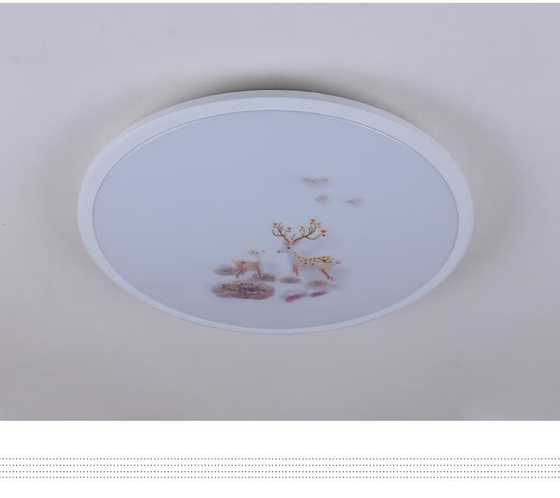 Modern Round LED Ceiling Light for Living Room Reading Room Decoration Lighting