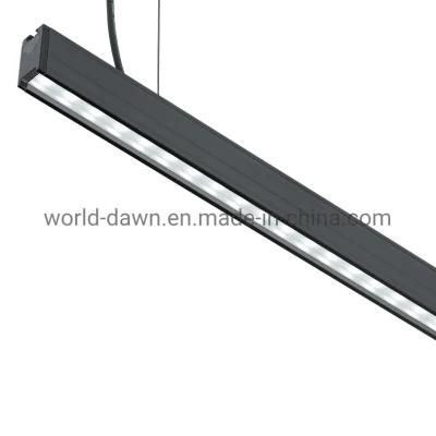 600mm 1200mm Connectable LED Linear Pendant Ceiling Light Modern Slim Office Indoor Lighting LED Linear Chandelier Lamp
