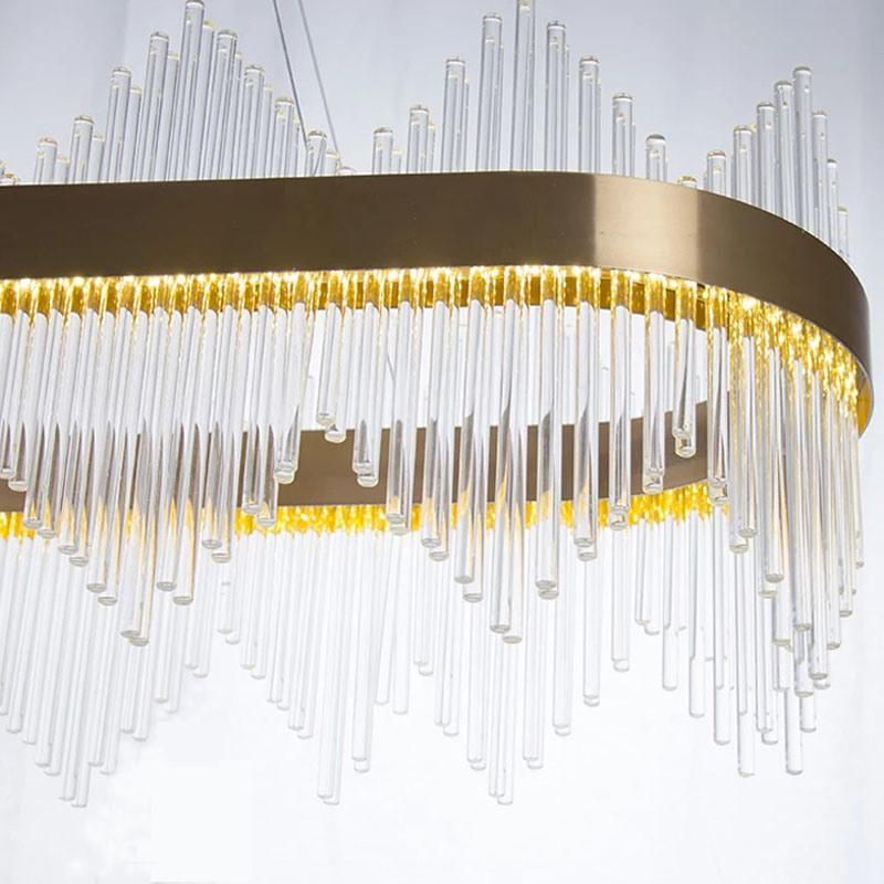 Modern Restaurant Bedroom Living Room Hotel Crystal Decoration Chandelier Pendant Lighting