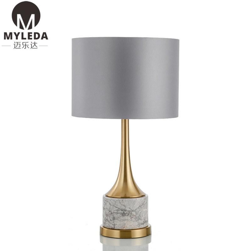 New Design Marble and Steel Modern Table Art Lamp