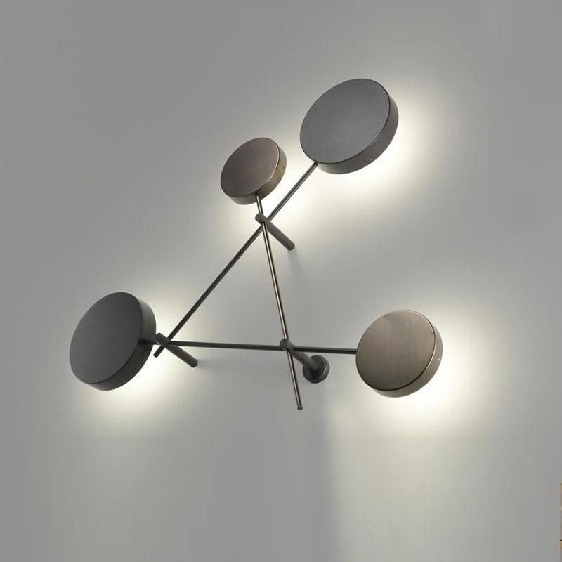 Mutiple Light Source Creative Design Artistic Wall Lamp Living Room Lamp