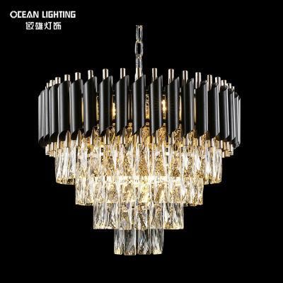 Iron China K9 Crystal 12*E14 Bulb Max 480W Chandelier