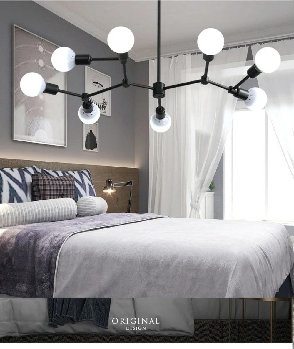 Molecule LED Ceiling Chandelier Lighting Home Illumination Ceiling Lamp Bedroom Pendant Chandeliers Creative Home Light Fixture