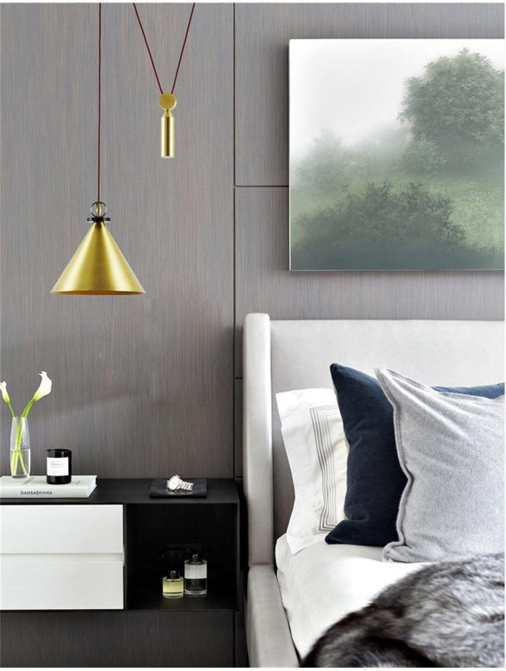 Simple Iron Glass Pendant Lights Cafe Dining Room Nordic Metal Light Fixtures Restaurant Bedroom Hanglamp