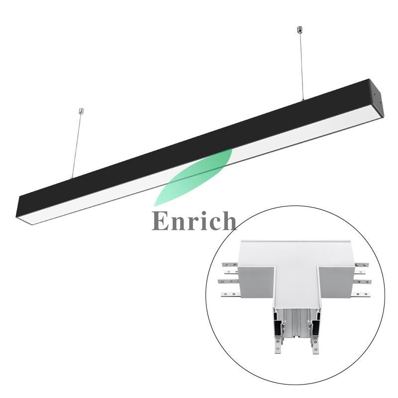 Indoor Suspended Office Lighting 1.2m 40W LED Linear Light with Seamless Connection