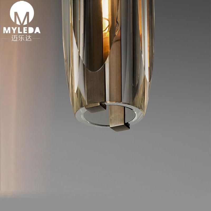 Home Decor Glass Crystal Pendant Lamp Lighting