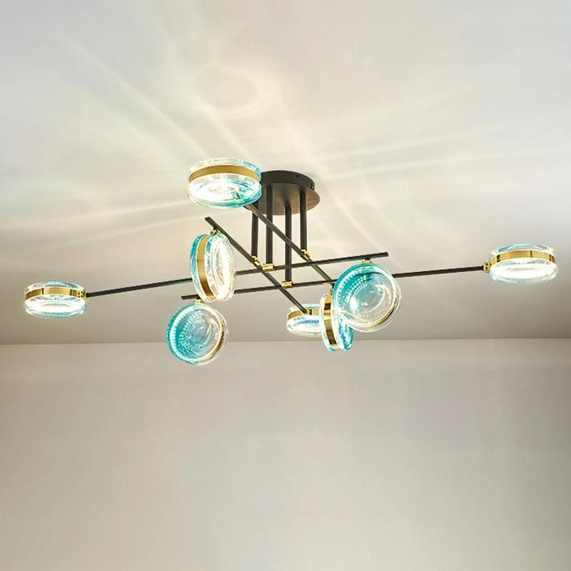 Crystal Glass Pendant Lamp Ceiling Lamp Hotel Lamp Living Room Lamp