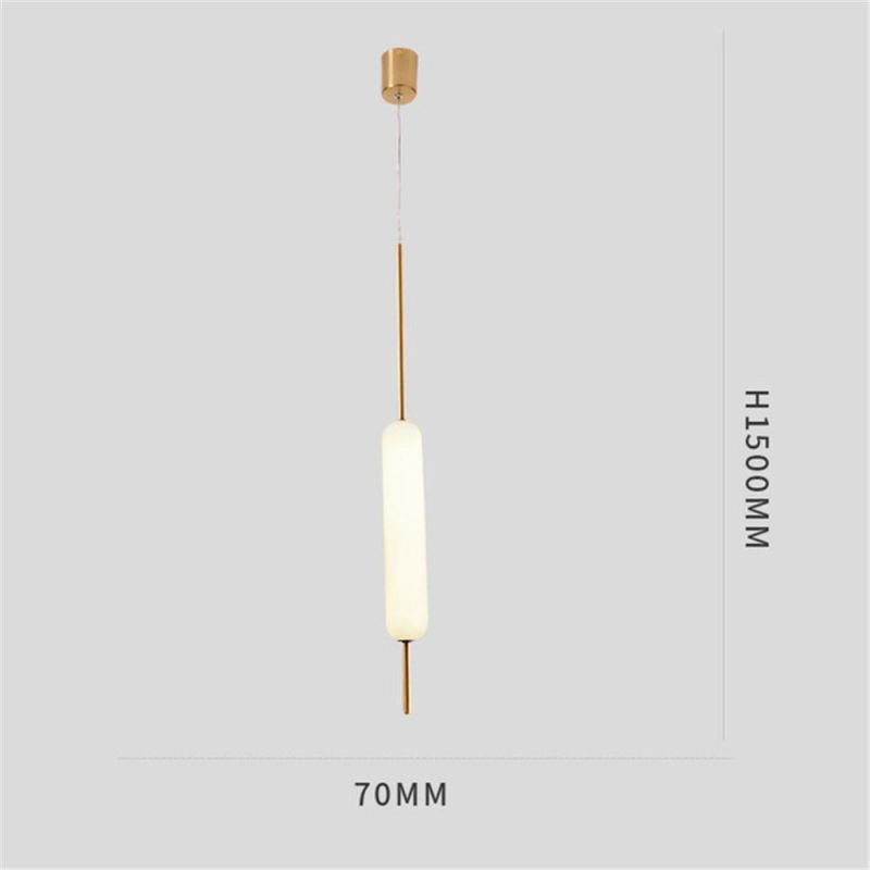 Model Room Hotel Bar Glass LED Hanglamp