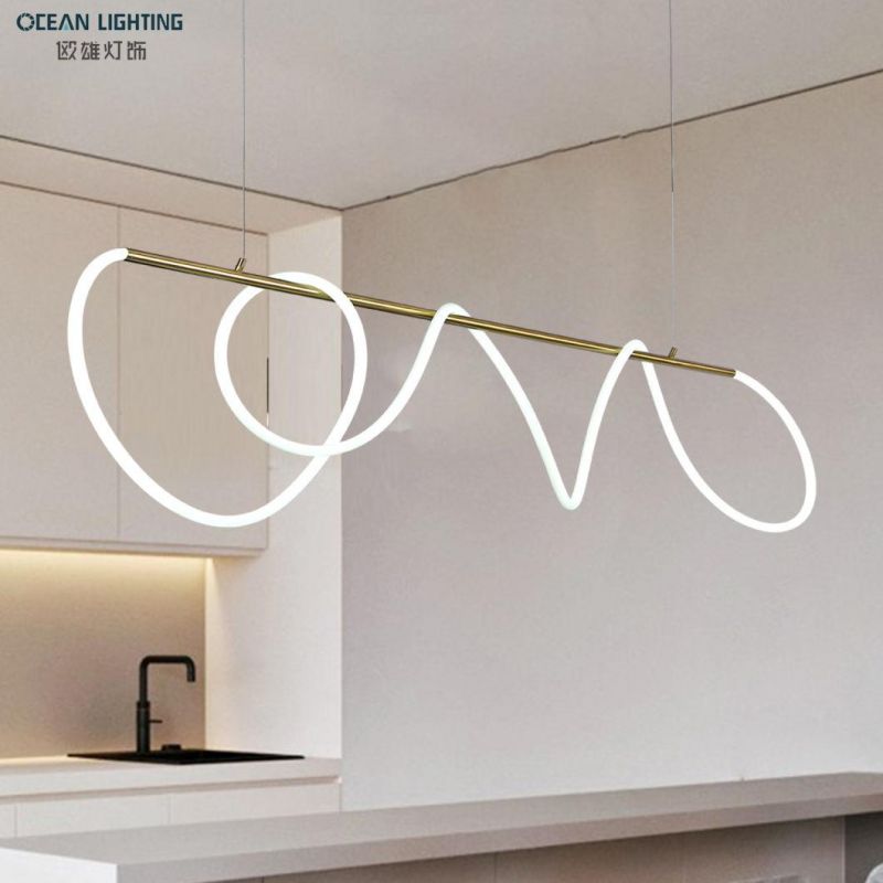 Hanging Lamp Nordic Modern Indoor Linear LED Pendant Light