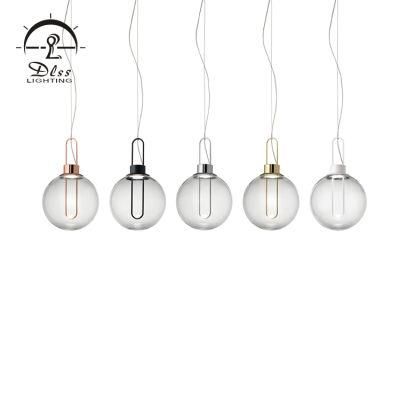 High Quality Metal Dlss Restaurant Dining Room Kids Room Fanny Glass Pendant Light