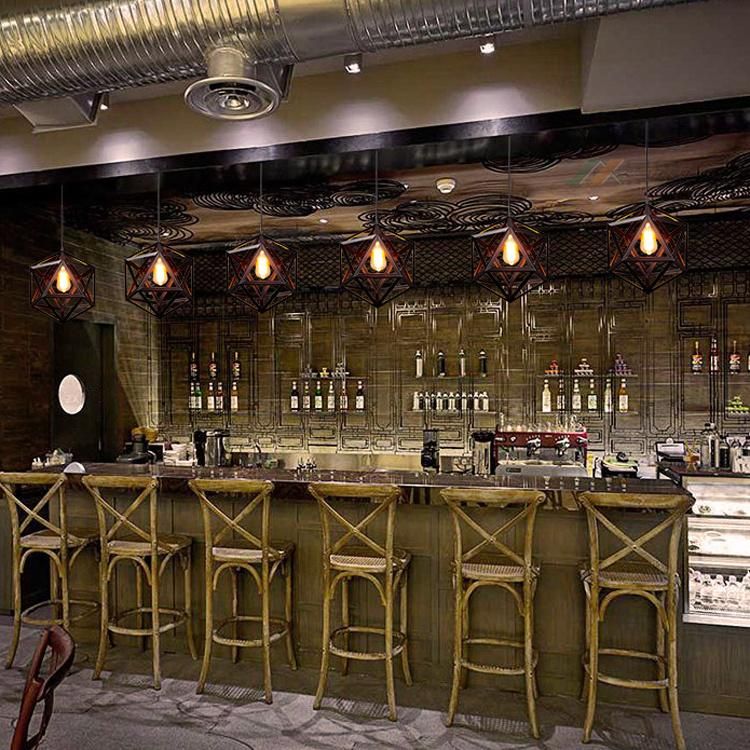 Cage Industrial Hanging Lights for Kitchen Dining Room Restaurant Lamp Fixtures (WH-VP-06)