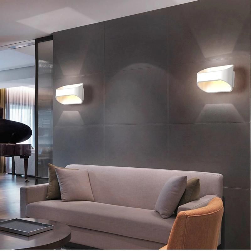 LED Modern Simple Creative Lamp Bedside Corridor Light Warm Study Wall Lamp