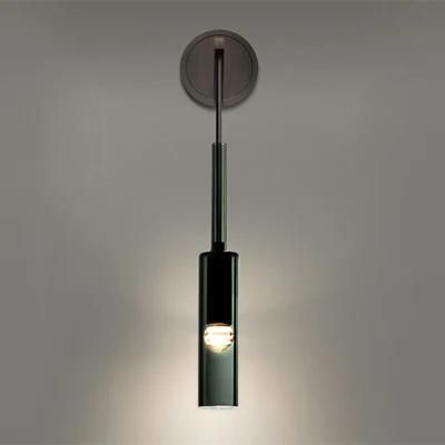 Copper Crystal Wall Lamp Creative Glass Bottle Design Parlor Bedroom Bedside LED Lamp (WH-OR-51)