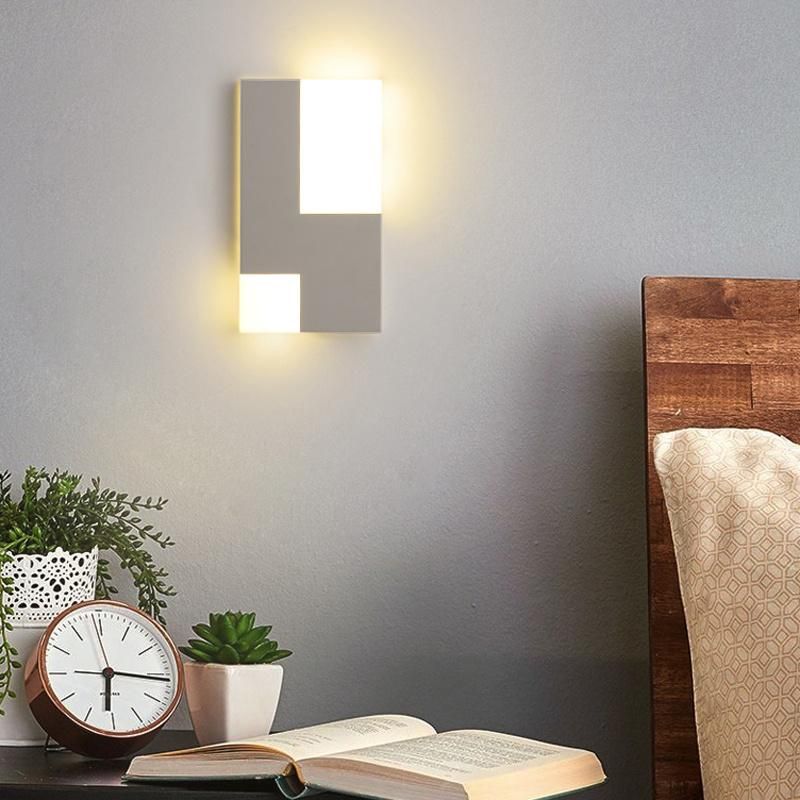 Simple Wall Lamp Modern Bedside Lamp Creative Living Room Corridor Decorative Light