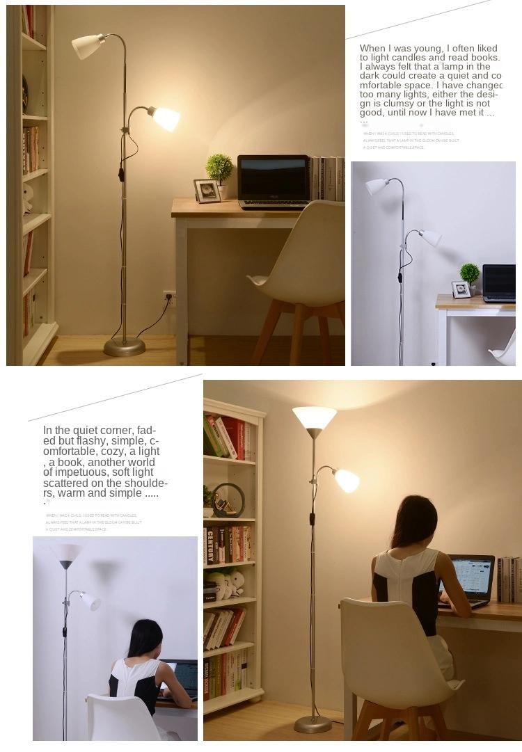 American Modern Wrought Iron Paint Floor Lamp LED Branch Bedroom Lamp Living Room Modern Floor Lamps (WH-MFL-91)