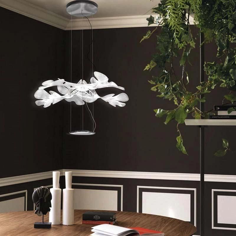 High Class Petals Style Chandelier Bedroom Exhibition Hall Pendant Lamp