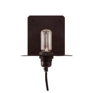 E26 Lamp Holder Black Wall Light for Bedroom