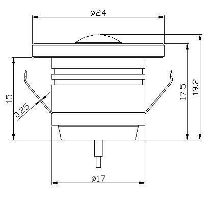 Cool White IP20 LED Ceilinglight with Factory Price