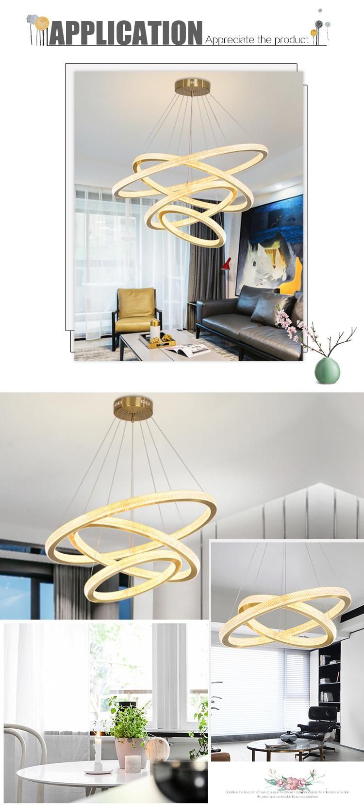 Modern Style Luxury Decorative Design Restaurant Chandelier Light