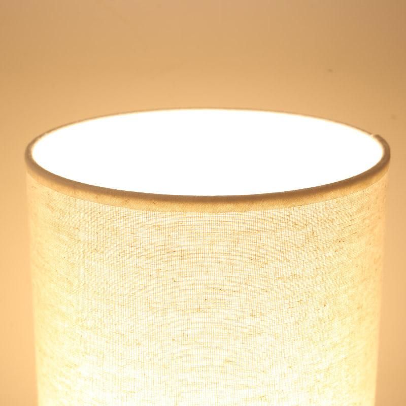 Cylindrical Lampshape Ball Vintage Style Bedroom Bedside Nightstand Lamps Light