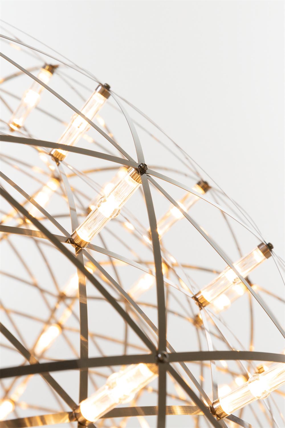 LED Fixtures Luminaires Flower Sphere Branches Pendant Suspended Living Room Dining Hallway Lobby Bar Hotel Office Hanging Light Chandelier
